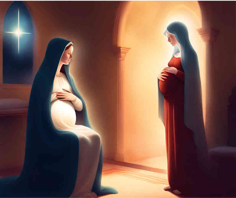 Día 2 Lecturas de Navidad, La Visita de María a Elisabet, diciembre 17 (2025) 4 Lecturas de navidad