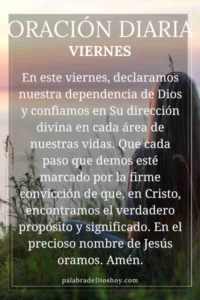 Oración del viernes | Olvidando lo que queda atrás 7 Oracion diaria viernes