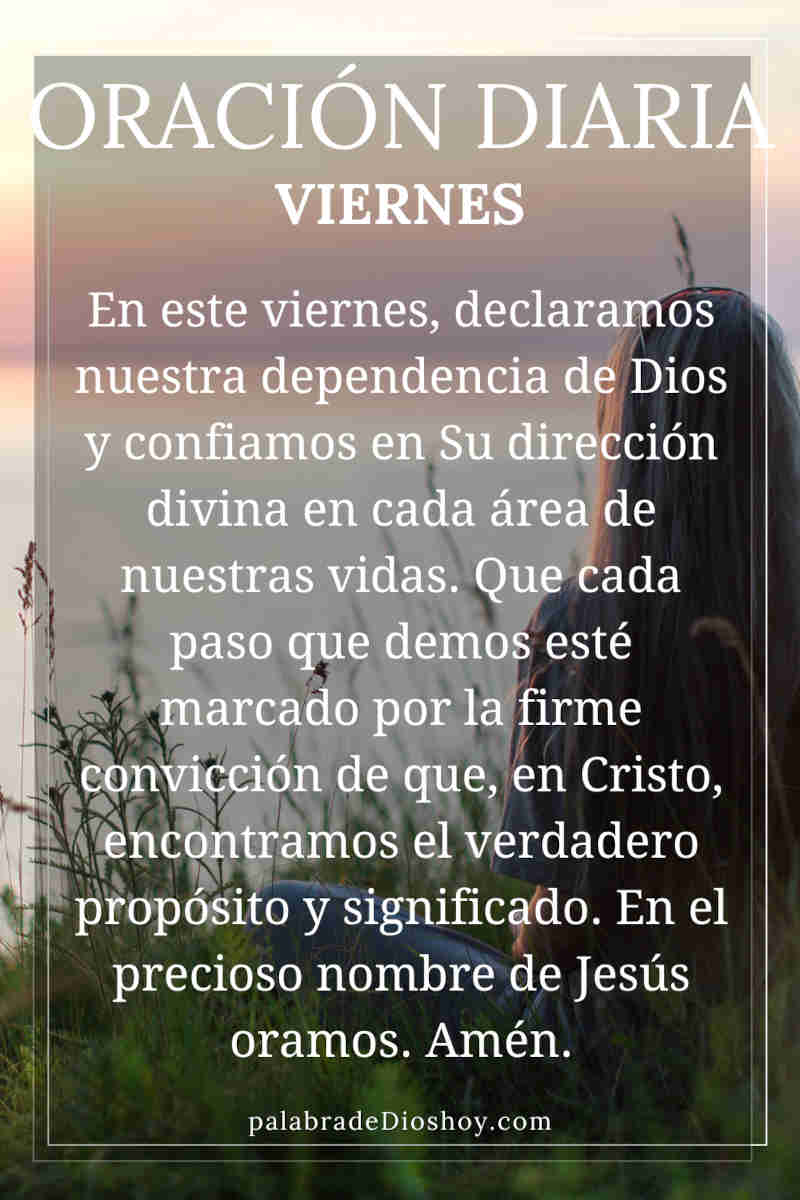 Oración del viernes | Olvidando lo que queda atrás 1 Oracion diaria viernes