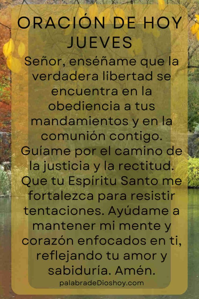 Oración del día de hoy jueves 27 de junio de 2024 4 oracion de hoy, jueves