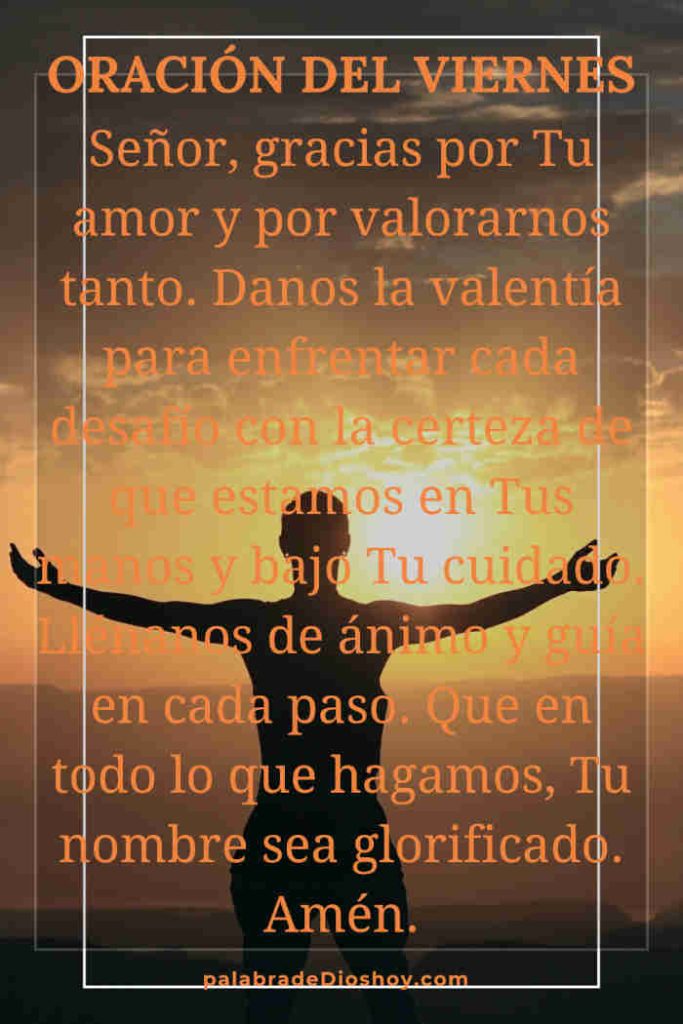 Oración del día de hoy viernes 13 de septiembre de 2024 2 Oracion del viernes