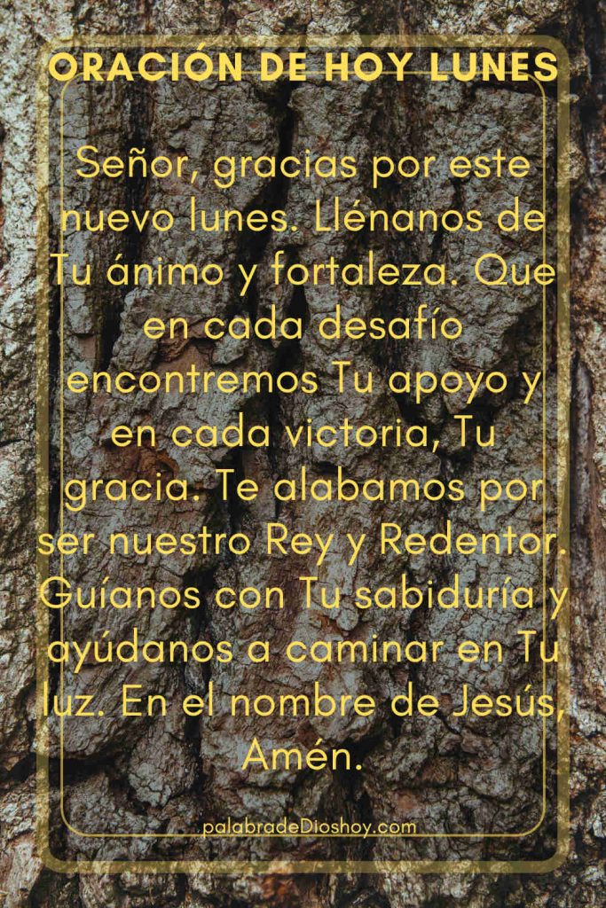 Oración del día de hoy lunes: Yo soy el primero y yo soy el último 5 Oracion de hoy lunes