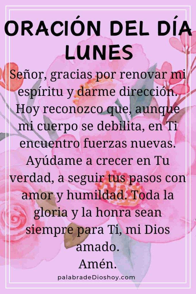 Oración de hoy lunes | eres un Dios vivo y fiel 2 Oracion del dia lunes