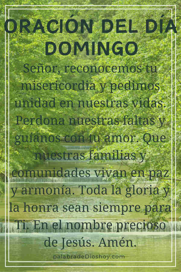 Oracion del domingo