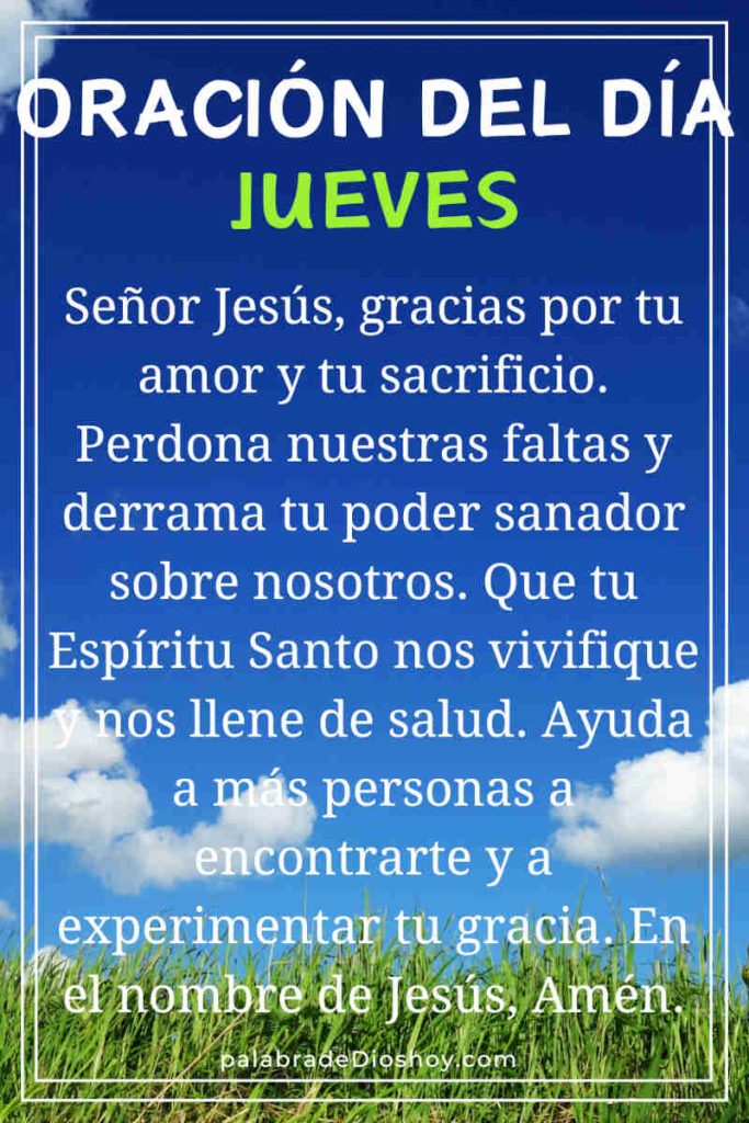 Oracion del jueves