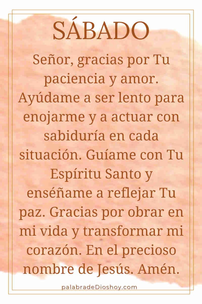 Oración del día de hoy sábado 1 de febrero de 2025 1 Oracion sabado 1 de febrero
