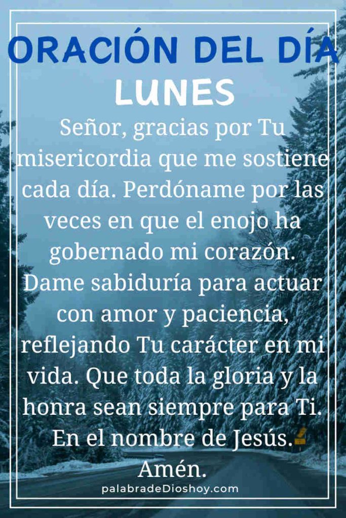 Oración del lunes | El camino de la paz y la reconciliación 4 Oracion del lunes 13 de enero