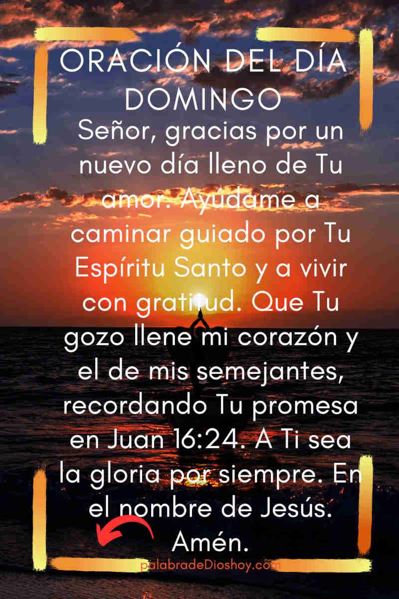 Oración del día de hoy domingo 19 de enero de 2025 1 Oracion del ldia domingo 19 de enero