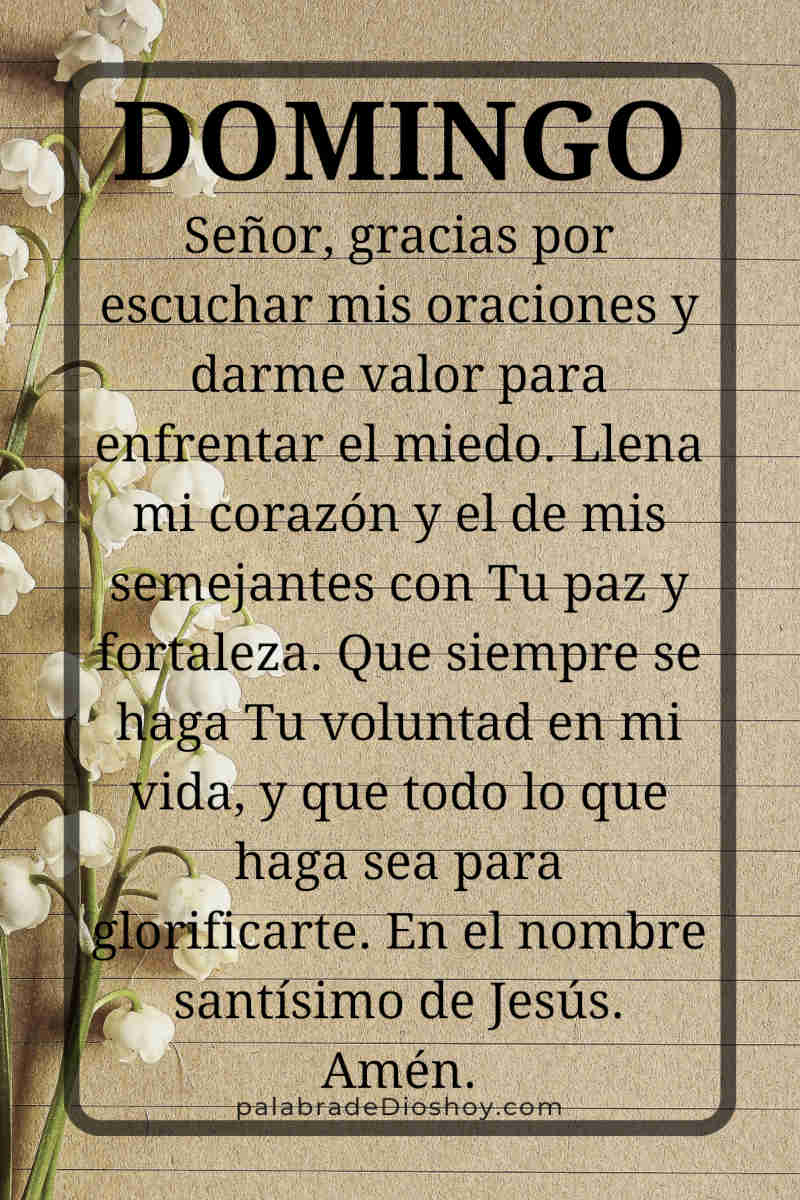 Oracion Domingo 2 de febrero
