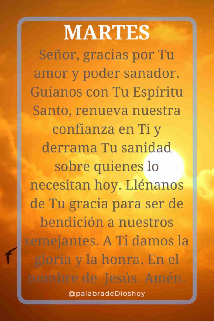 Oración del día de hoy martes 28 de enero de 2025 6 oracion martes 28 de enero