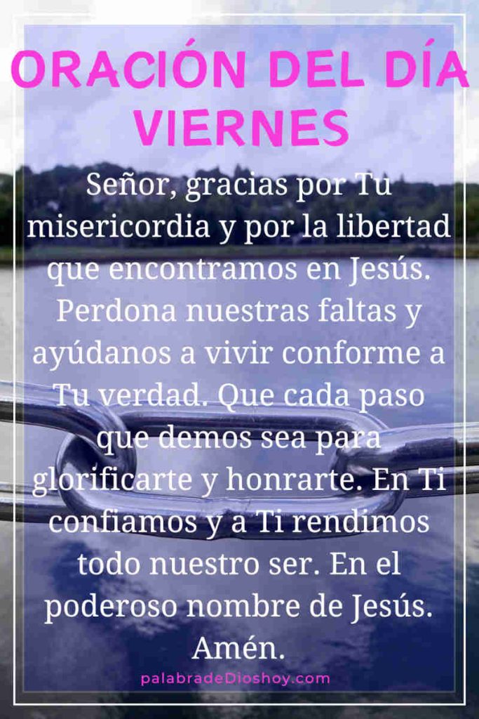 Oracion del dia viernes 31 de enero