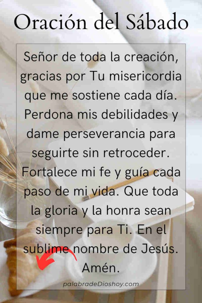 Oración del día de hoy sábado 15 de febrero de 2025 2 Oración del sábado 15 de febrero