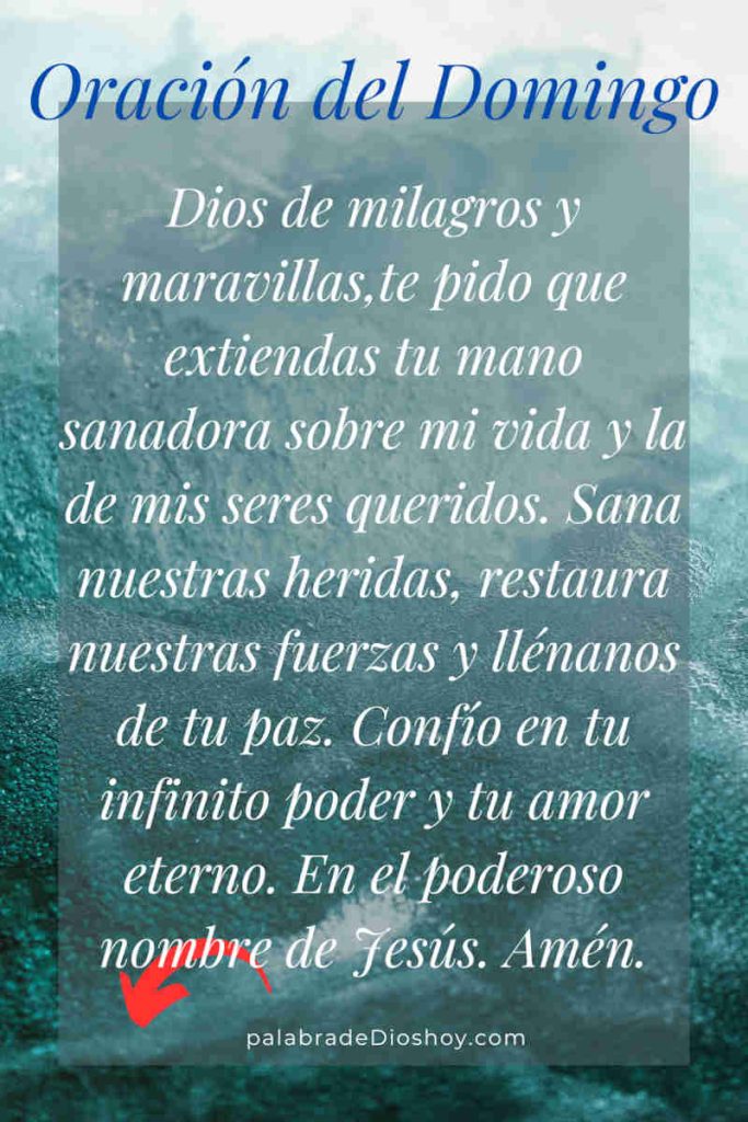 Oración del día de hoy domingo 16 de febrero de 2025 3 Oración del domingo 16 de febrero