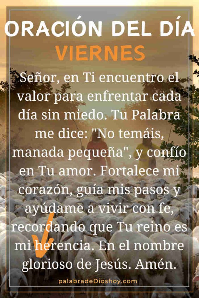Oración del día viernes 21 de febrero