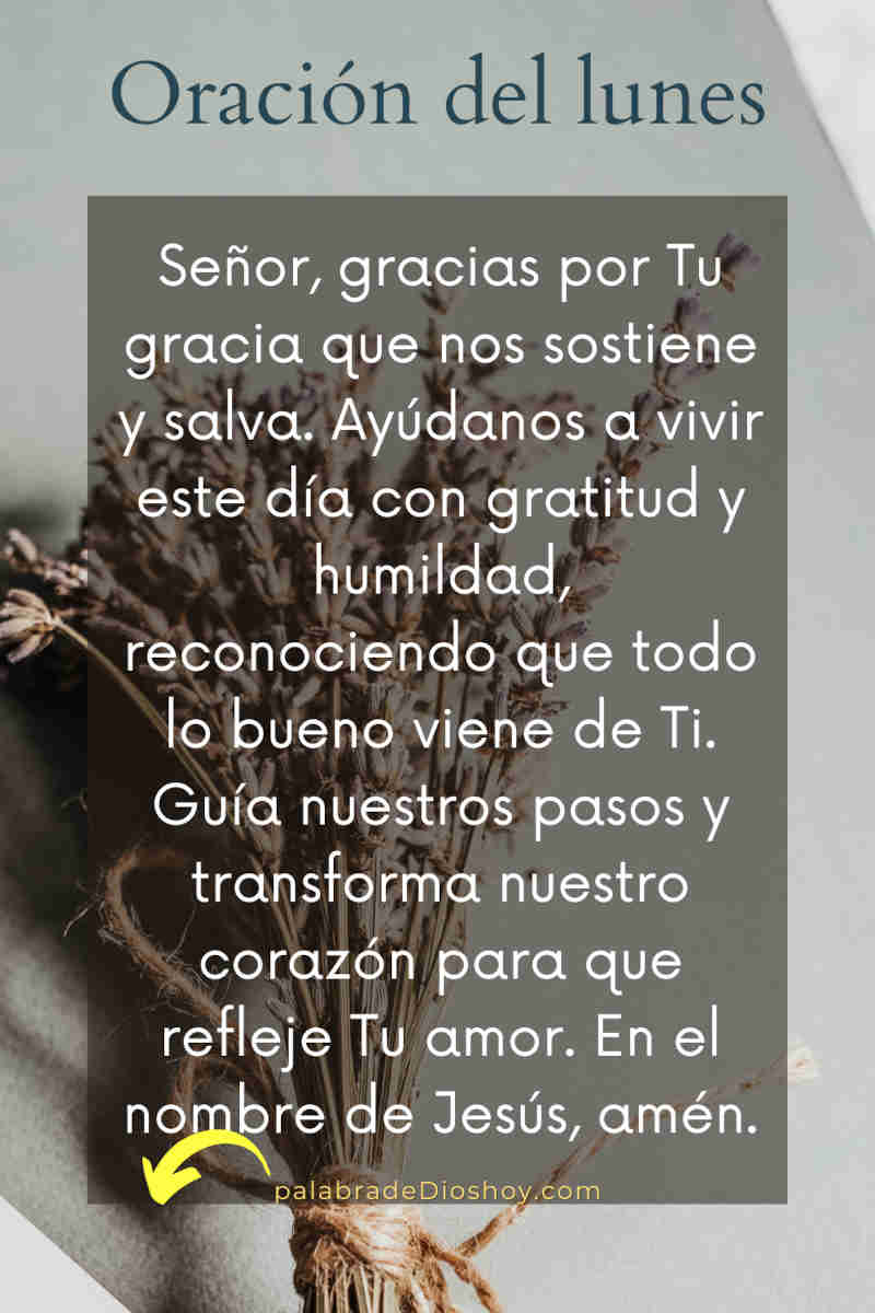 Oracion del dia lunes 3 de febrero