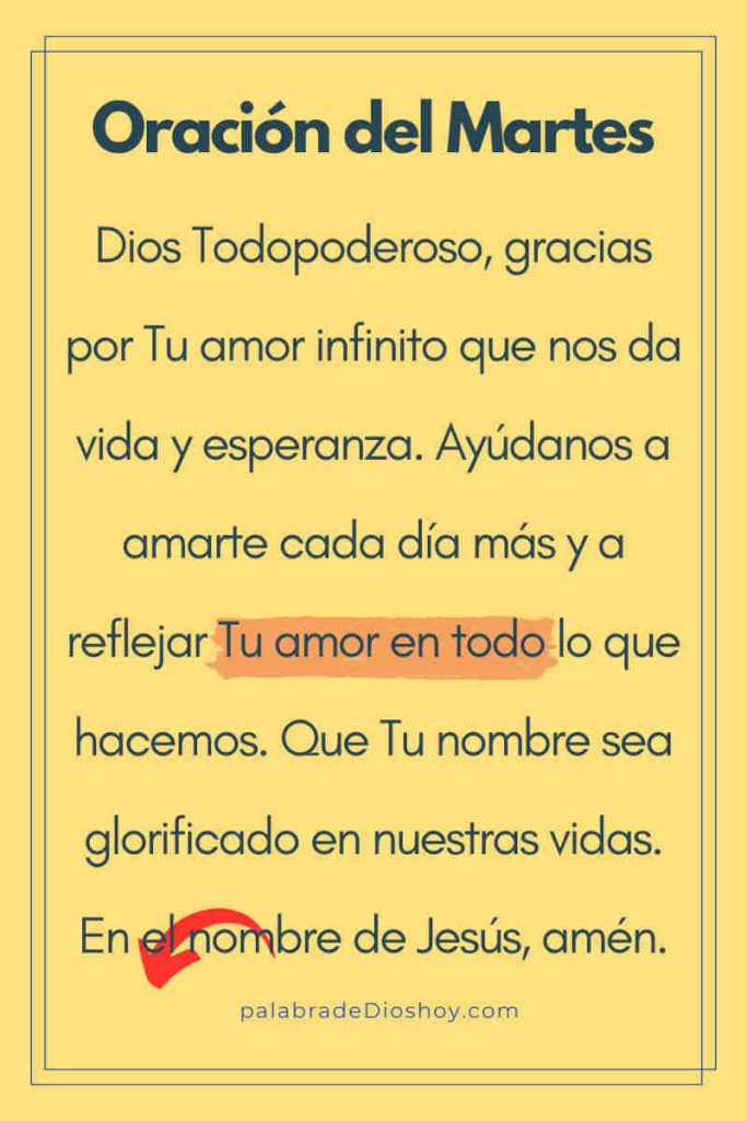 Oración del día de hoy martes 4 de febrero de 2025 5 Oracion del martes 4 de febrero