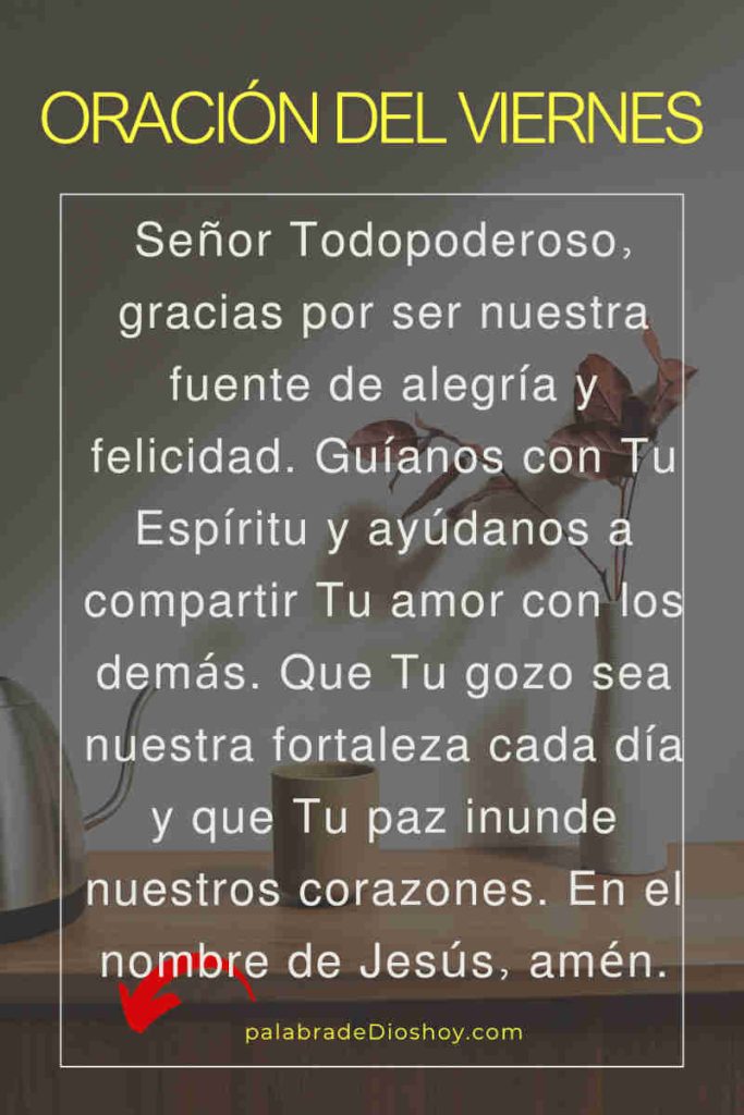 Oración del viernes 7 de febrero