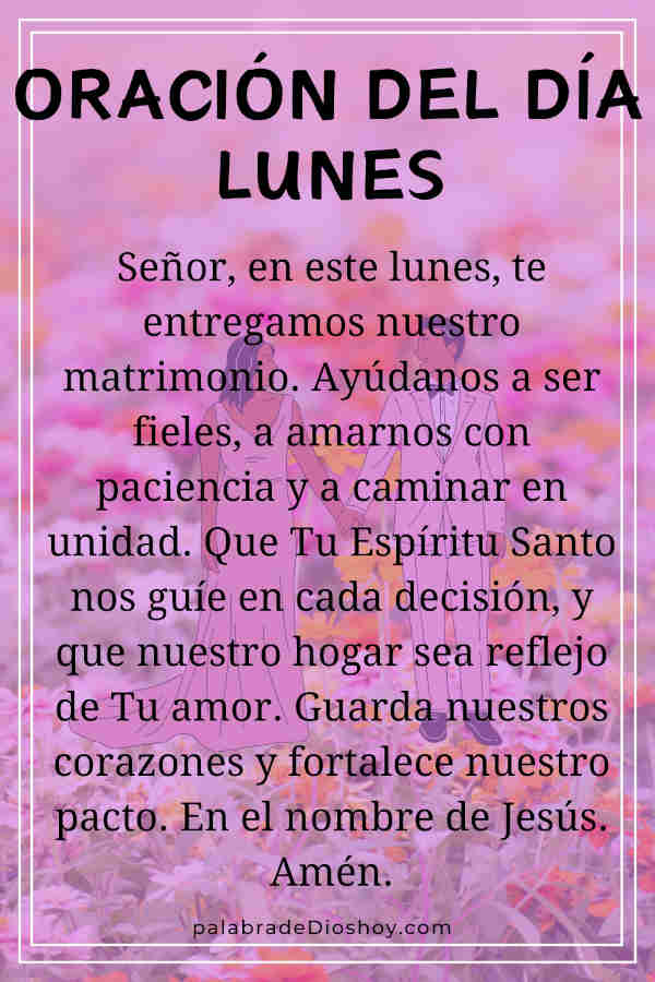 Oración del día de hoy lunes 24 de marzo de 2025 5 Oración del lunes 24 de marzo