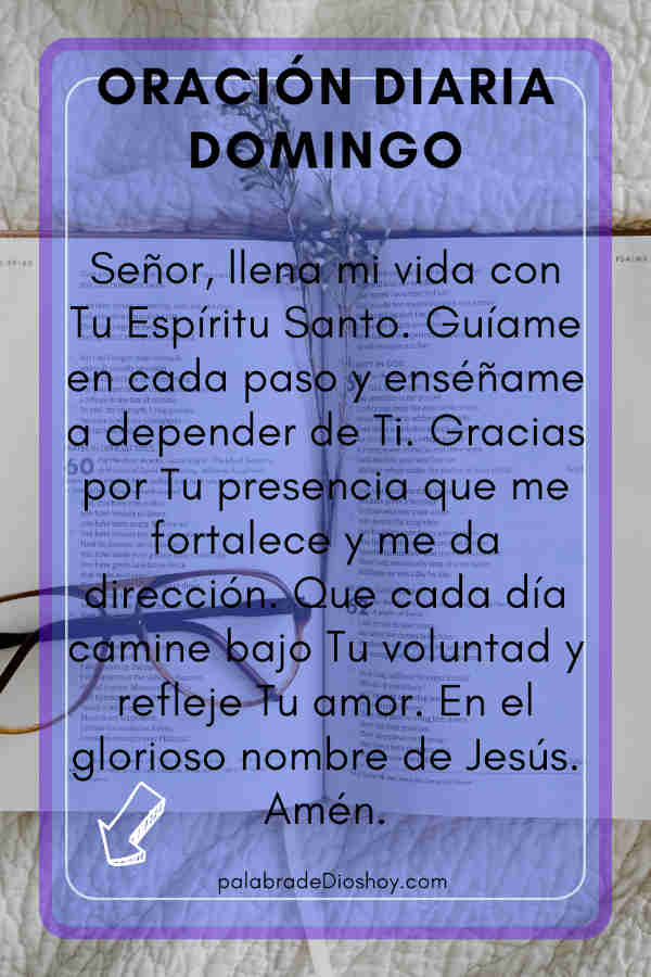 Oracion diaria domingo 9 de marzo
