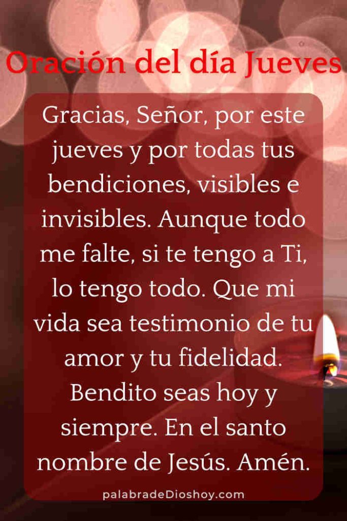 Oración del día de hoy jueves 24 de abril de 2025 9 Oración cristiana del jueves 24 de abril de 2025 basada en Job 1:21, para agradecer, confiar y buscar restauración espiritual