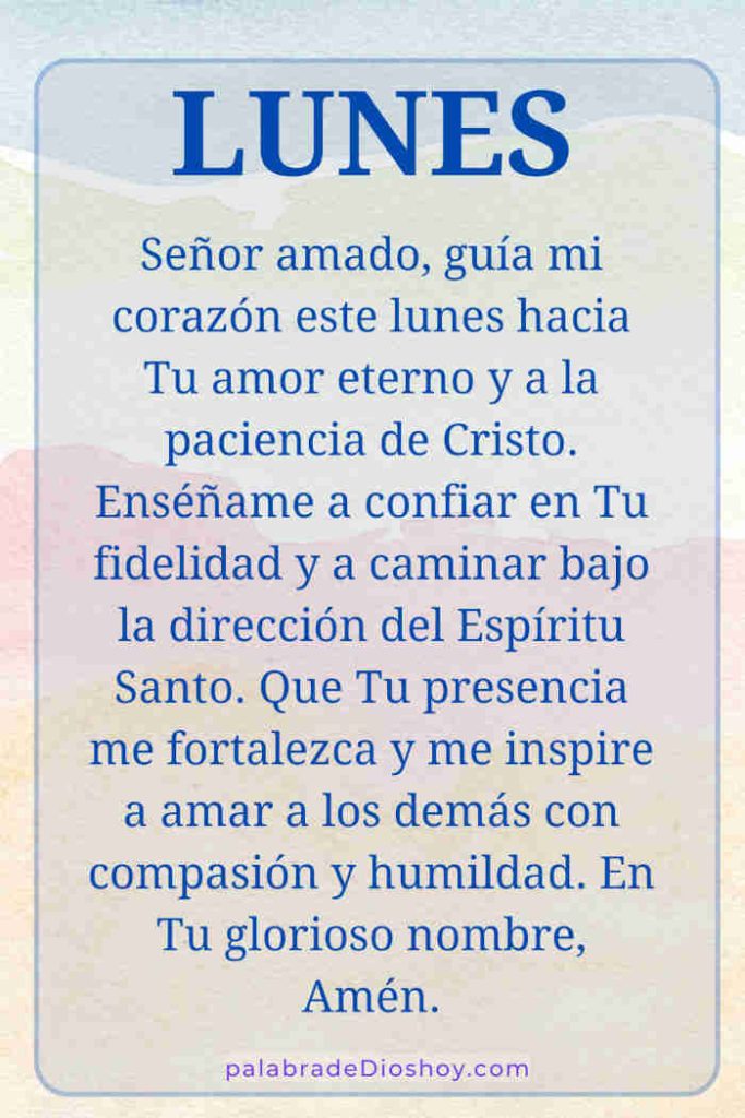 Oración del día de hoy lunes 26 de mayo de 2025 8 Imagen cristiana de oración inspiradora para el lunes 26 de mayo