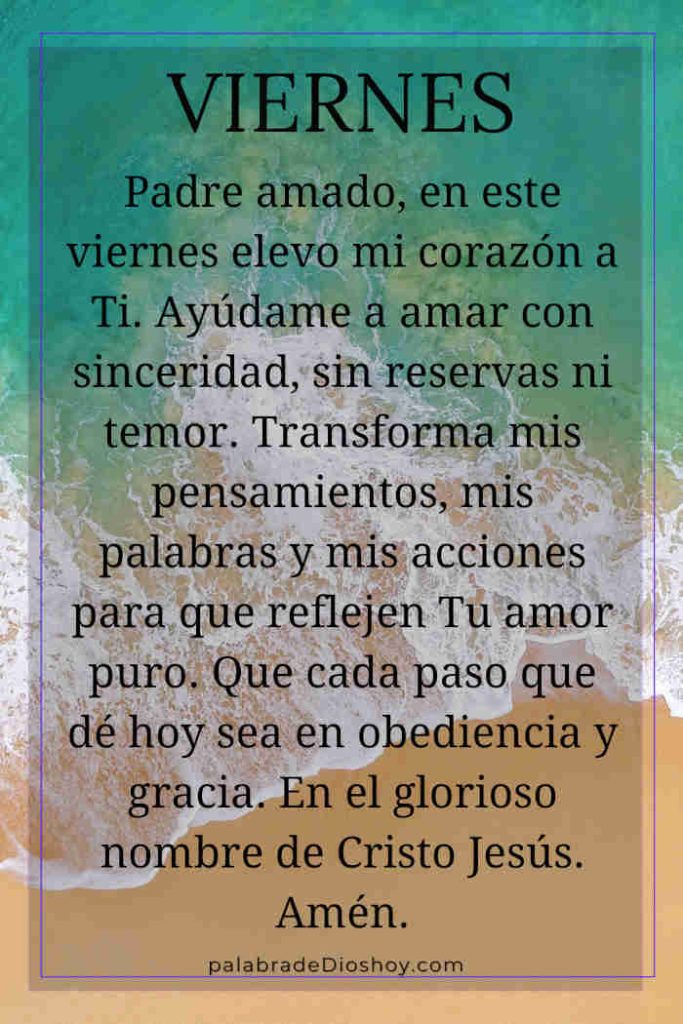 Imagen de oración sobre el amor sincero para el viernes 30 de mayo