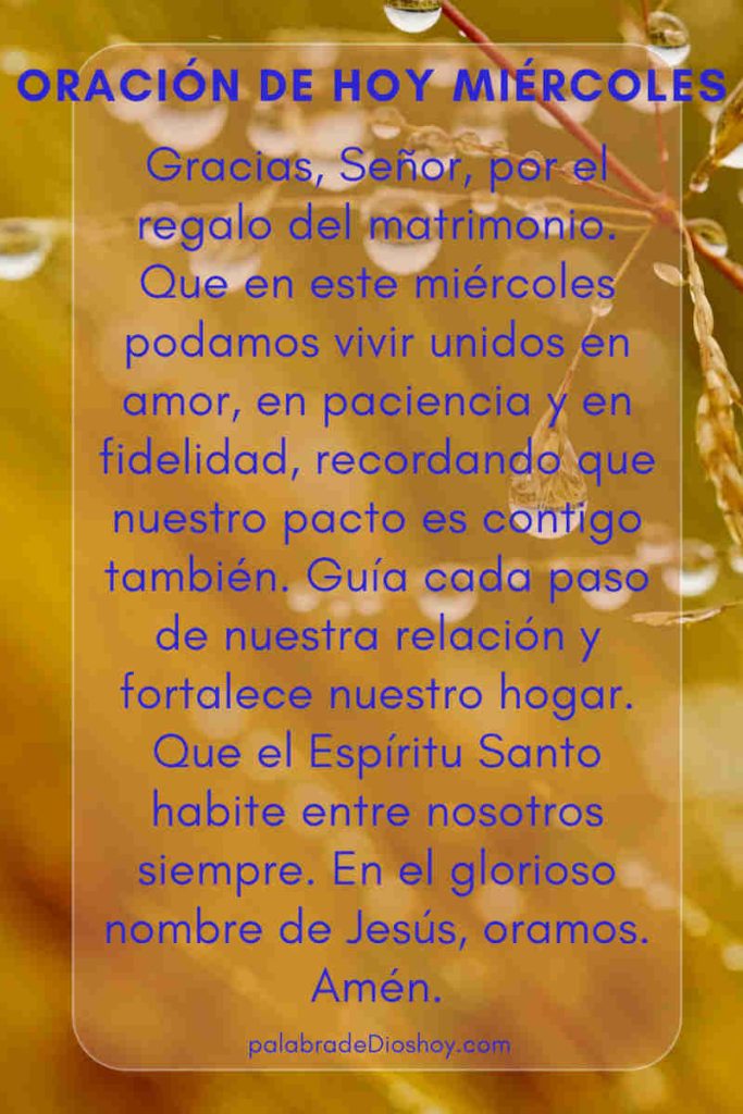 Imagen cristiana de oración del miércoles por el matrimonio con Romanos 7:2