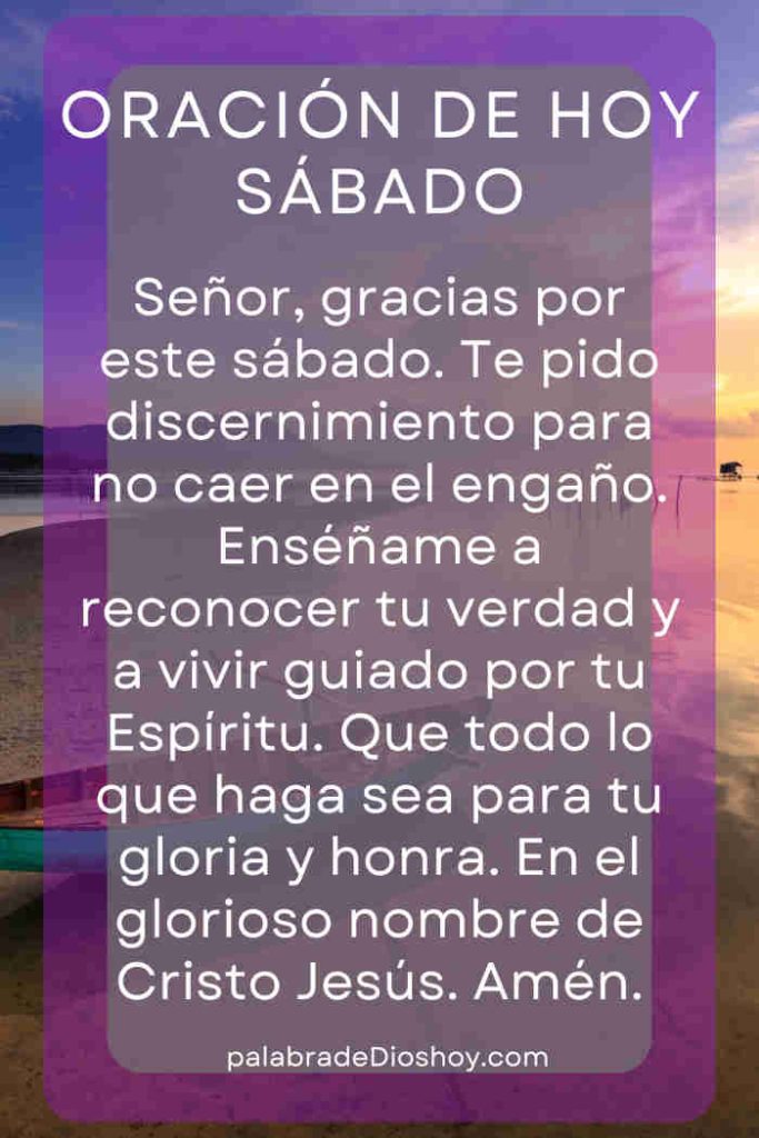 Oración cristiana sobre discernimiento espiritual basada en Mateo 7:15 para el sábado 19 de julio de 2025