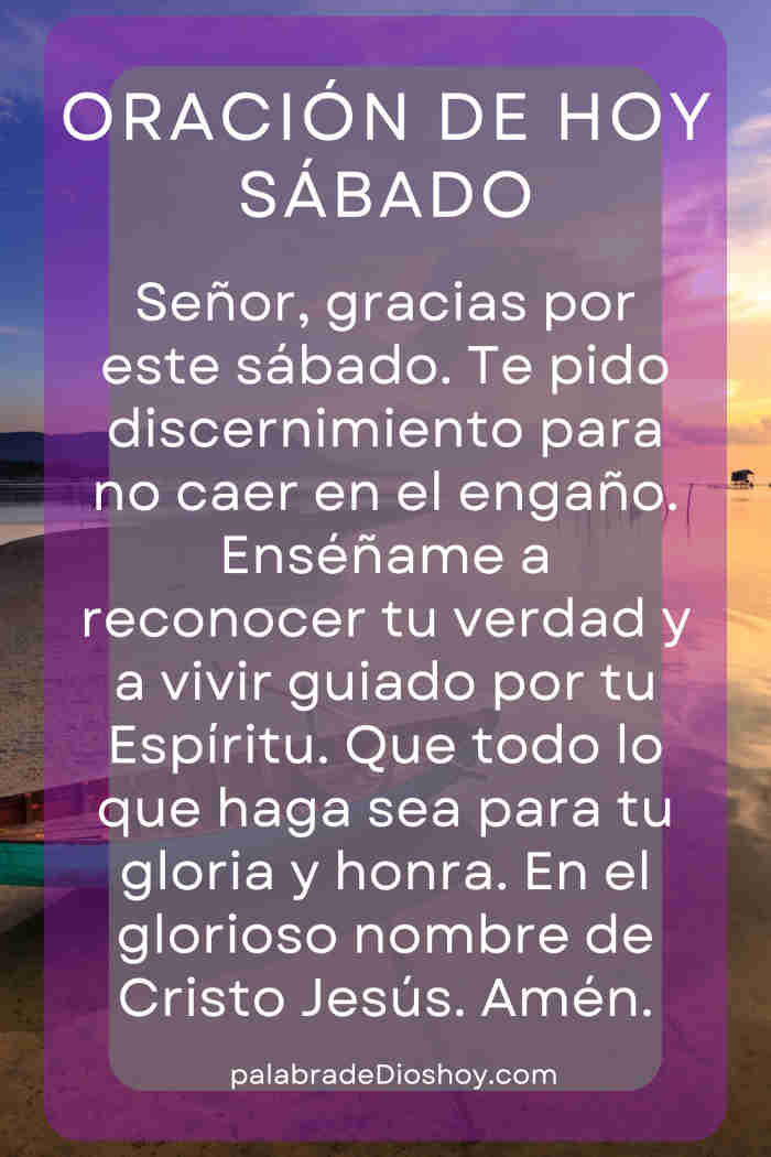 Oración del día de hoy sábado 19 de julio de 2025 1 Oración cristiana sobre discernimiento espiritual basada en Mateo 7:15 para el sábado 19 de julio de 2025