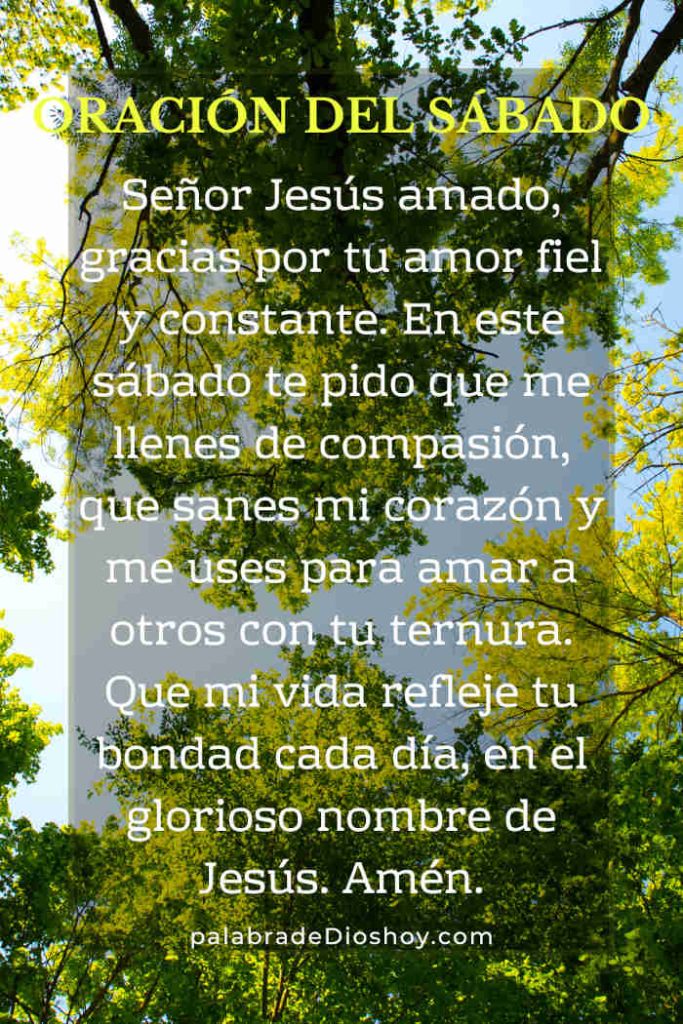 Oración cristiana sobre el amor basada en Hebreos 6:10 para el sábado 2 de agosto de 2025