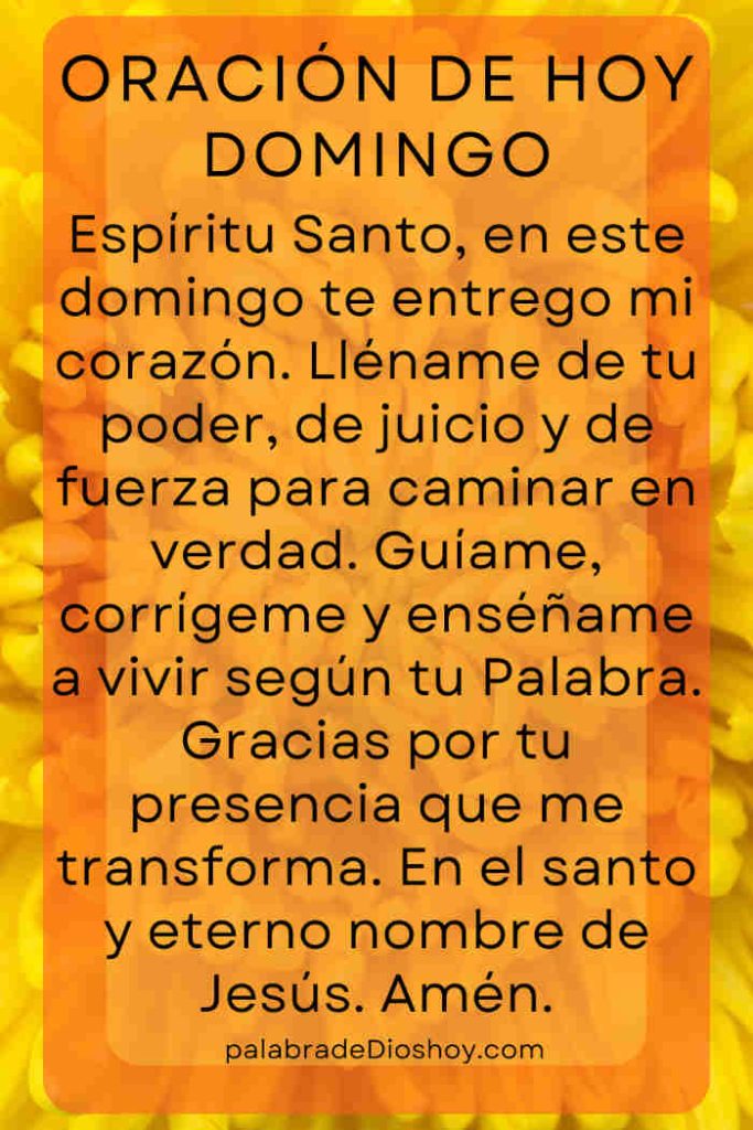 Oración cristiana sobre el poder del Espíritu Santo basada en Miqueas 3:8 para el domingo 20 de julio de 2025
