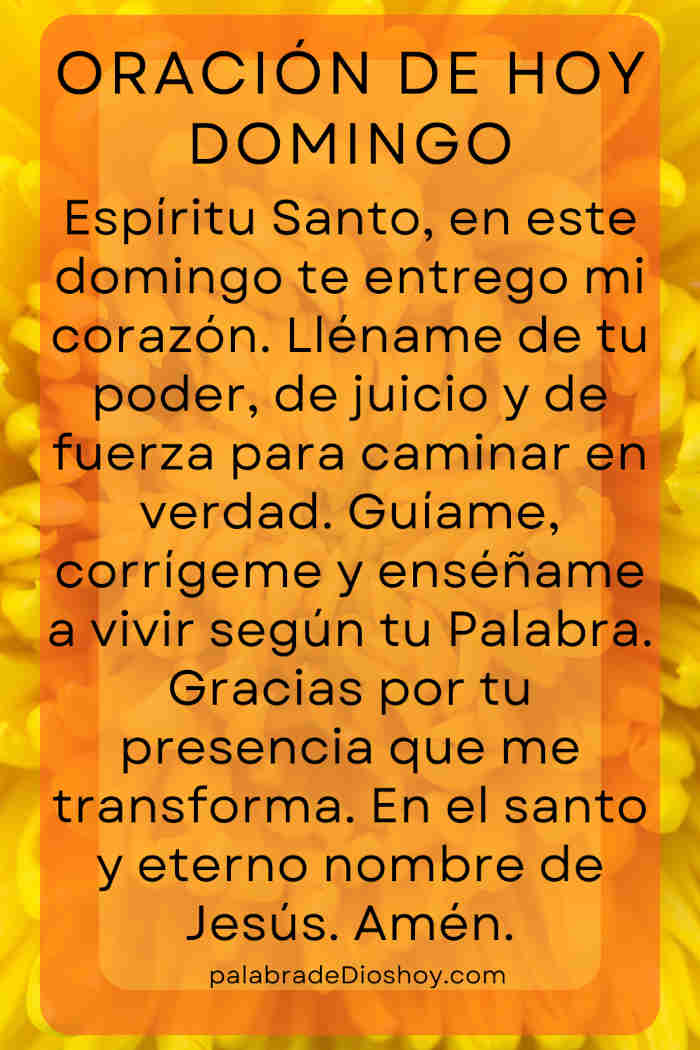Oración cristiana sobre el poder del Espíritu Santo basada en Miqueas 3:8 para el domingo 20 de julio de 2025