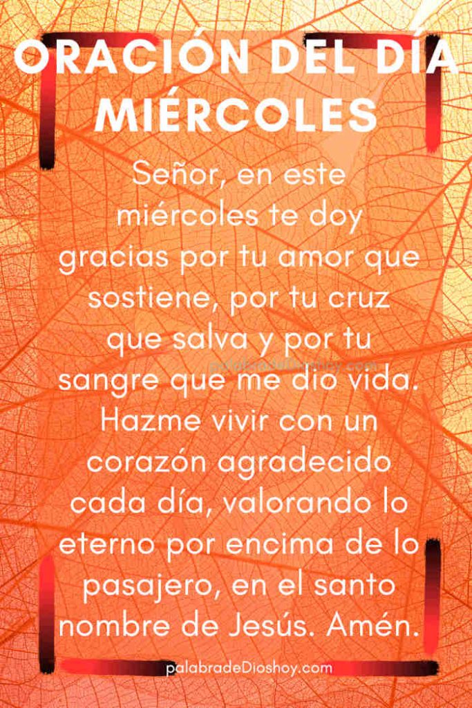 Oración cristiana de agradecimiento basada en Mateo 26:27 para el miércoles 30 de julio de 2025