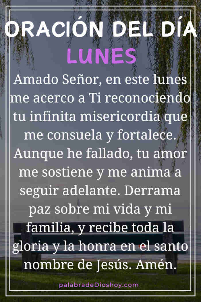 Oración del día de hoy lunes 1 de septiembre de 2025 1 Oración cristiana de consuelo basada en Isaías 12:1 para el lunes 1 de septiembre de 2025.