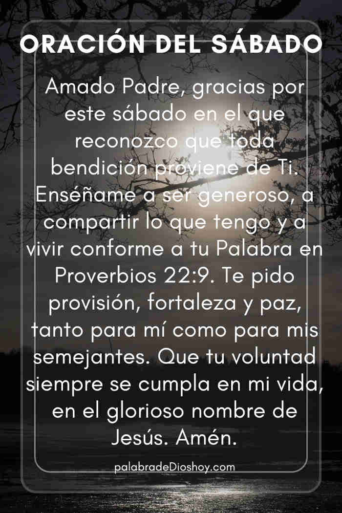 Oración del día de hoy sábado 23 de agosto de 2025 1 sábado 23 de agosto de 2025, oración cristiana sábado, oración sobre bendiciones, bendición de Dios, oración bendición Proverbios 22:9, Proverbios 22:9, Proverbios 22 9, Proverbios 22-9, oración de generosidad y bendición, oración cristiana diaria, oración para recibir bendiciones,