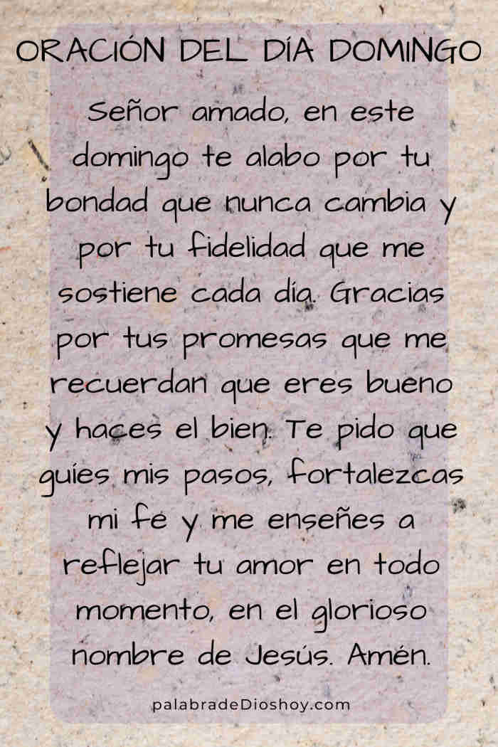 Oración del día de hoy domingo 31 de agosto de 2025 1 Oración cristiana sobre la bondad de Dios para el domingo 31 de agosto de 2025 basada en Salmos 119:68