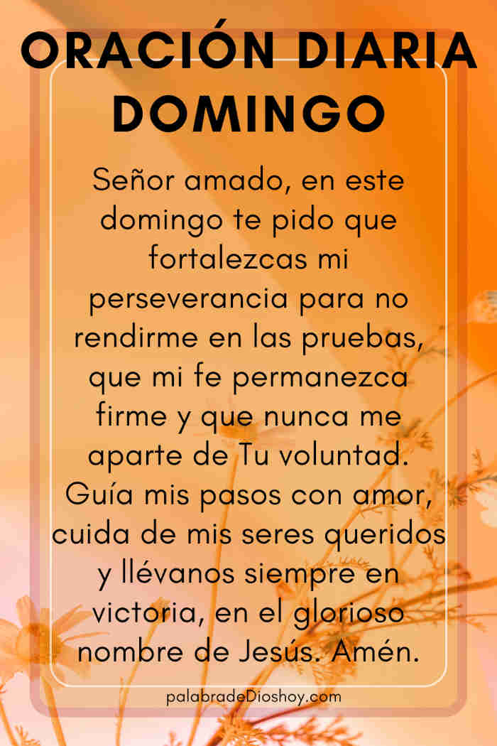 Oración del día de hoy domingo 14 de septiembre de 2025 1 Oración cristiana de perseverancia para el domingo 14 de septiembre de 2025 basada en Santiago 1:12