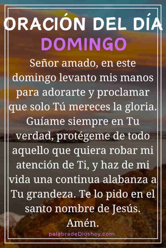 Oración del día de hoy domingo 28 de septiembre de 2025 4 Oración cristiana de alabanza basada en Isaías 42:8 para el domingo 28 de septiembre de 2025