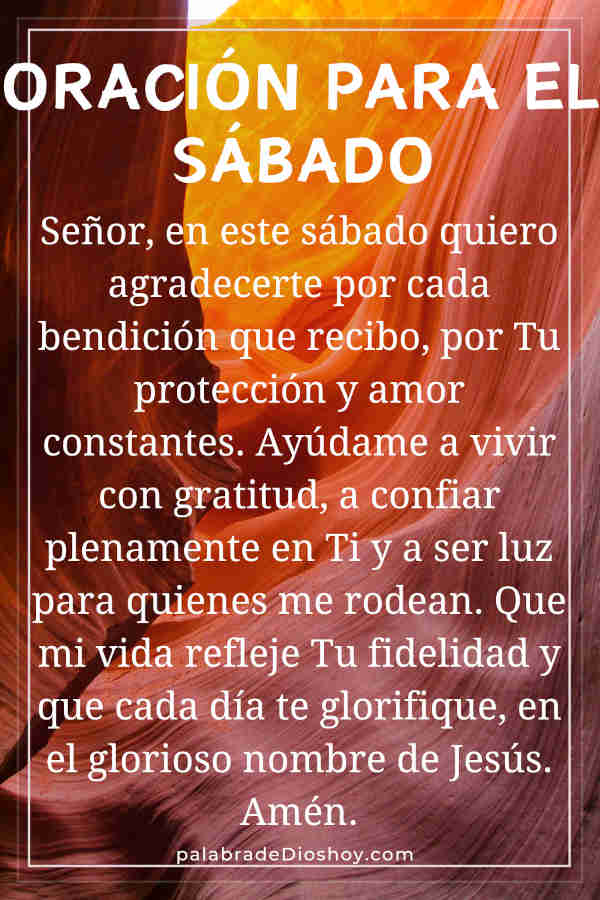 Oración cristiana del sábado sobre el agradecimiento inspirada en Salmos 118:21.