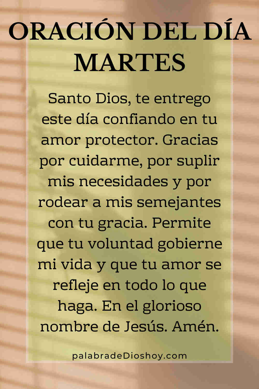 Oración cristiana sobre el amor de Dios para el martes 13 de enero de 2026