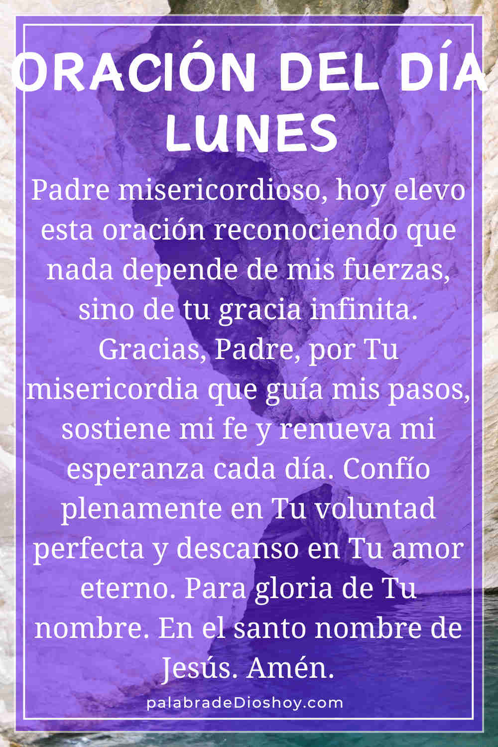 Oración cristiana sobre la misericordia de Dios para el lunes 19 de enero de 2026 basada en Romanos 9:16