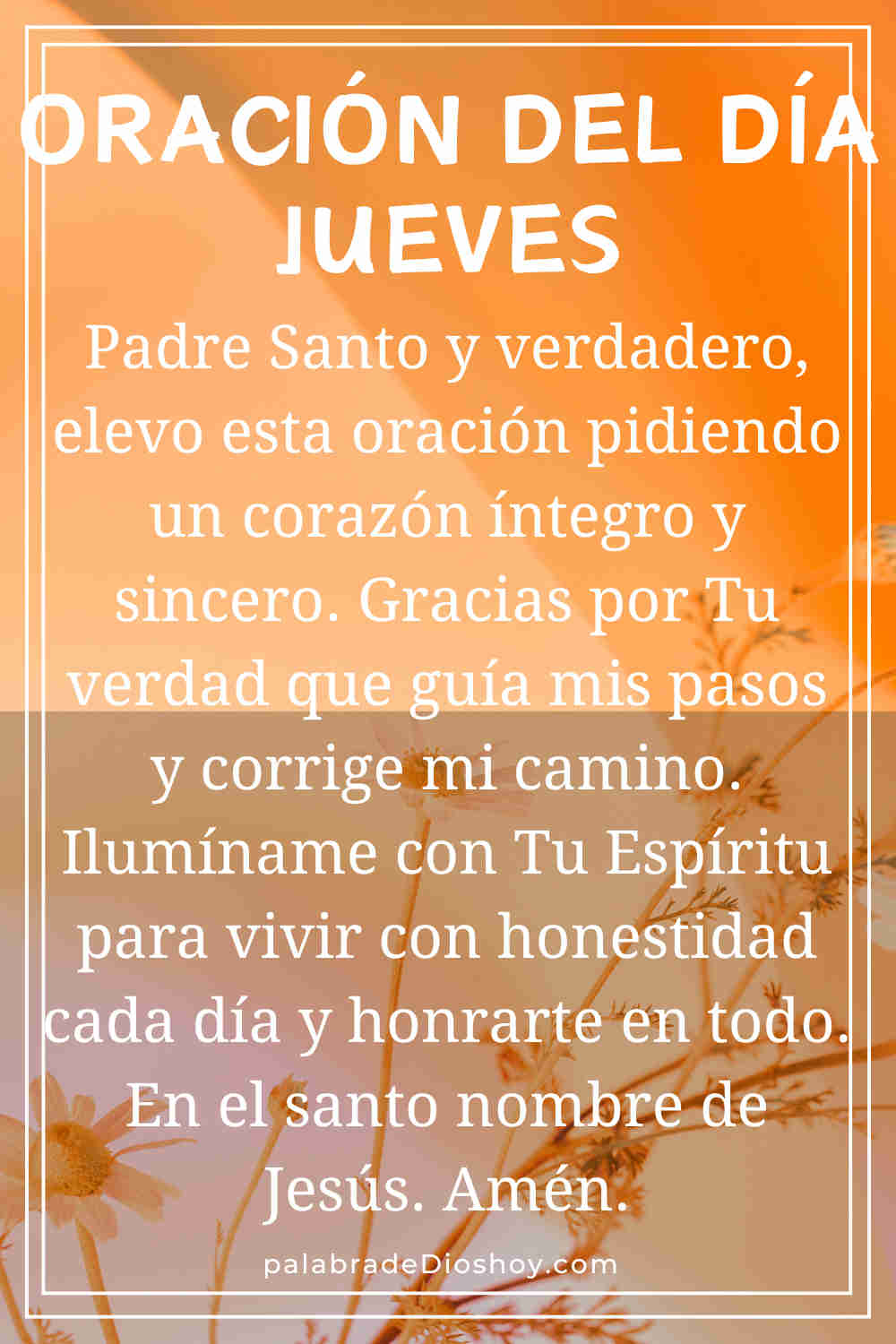 Oración del día de hoy jueves 22 de enero de 2026 1 Oración cristiana sobre la honestidad para el jueves 22 de enero de 2026 basada en Salmos 119:30