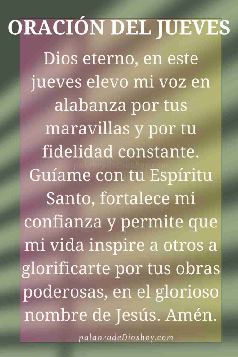 Oración cristiana del jueves 19 de febrero de 2026 sobre la alabanza basada en Lucas 2:20.