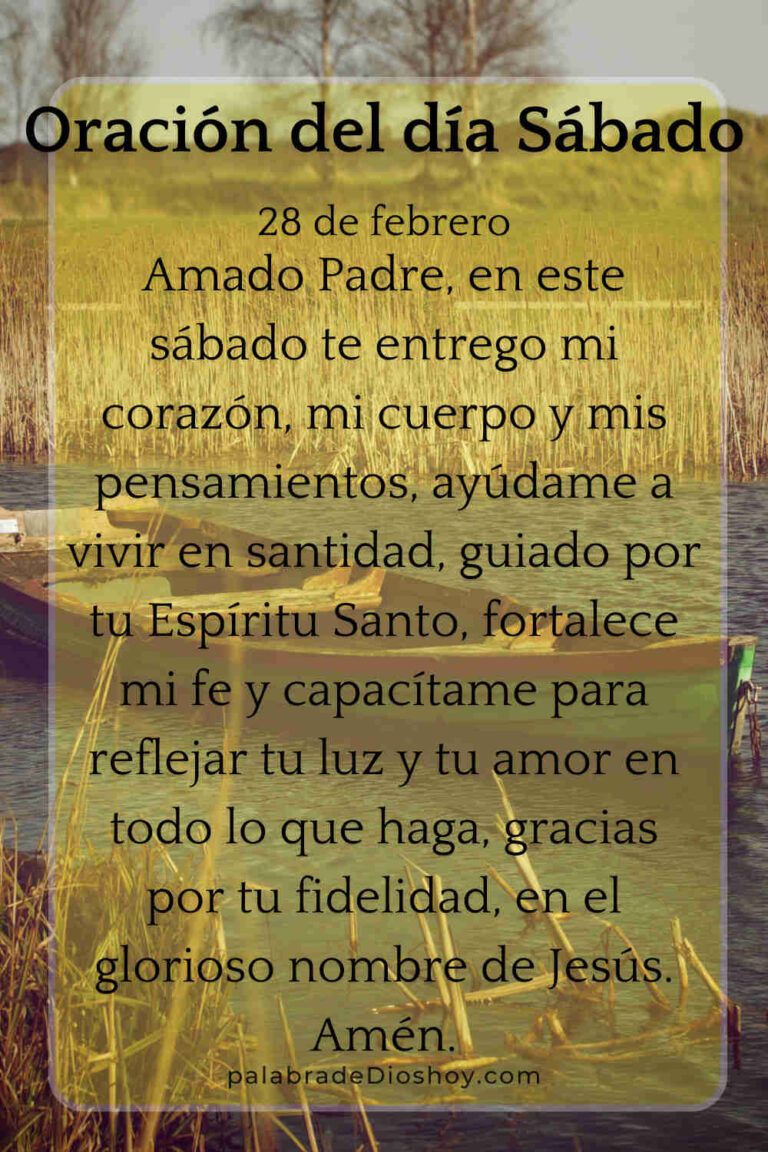 Oración cristiana sobre santidad y consagración para el sábado 28 de febrero de 2026 basada en 1 Corintios 6:20