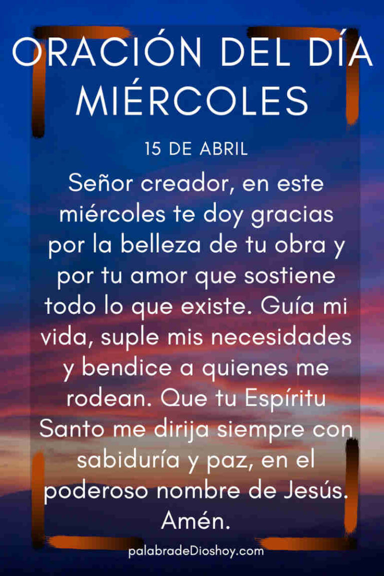 Oración cristiana sobre la creación de Dios basada en Salmos 104:24 para el miércoles