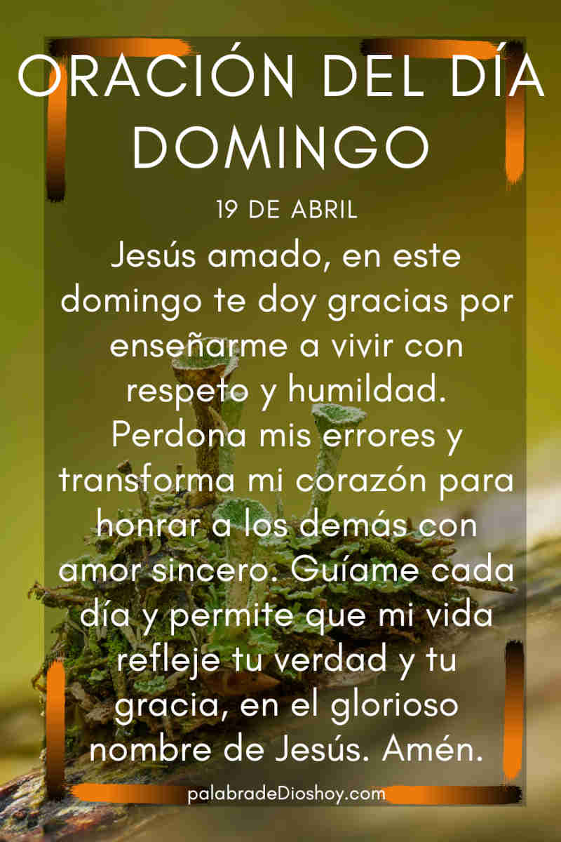 Oración cristiana sobre el respeto basada en Proverbios 6:20 para el domingo
