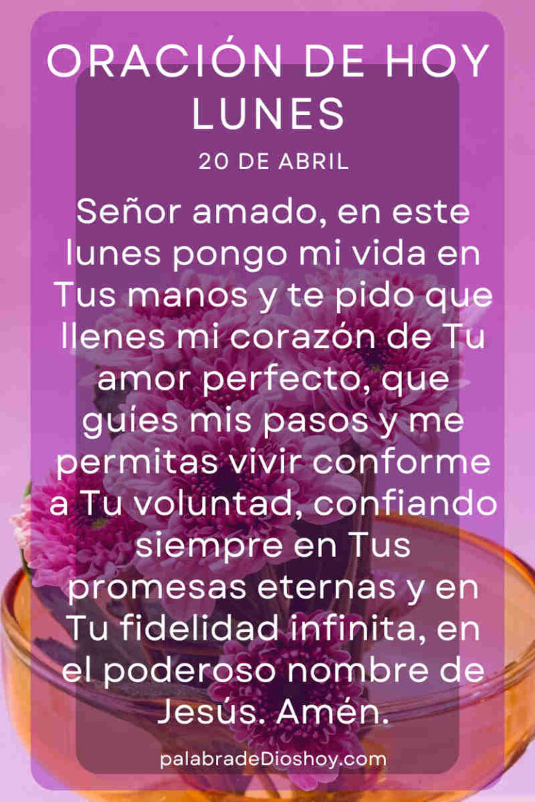 Oración cristiana de amor para el lunes basada en 1 Corintios 2:9.