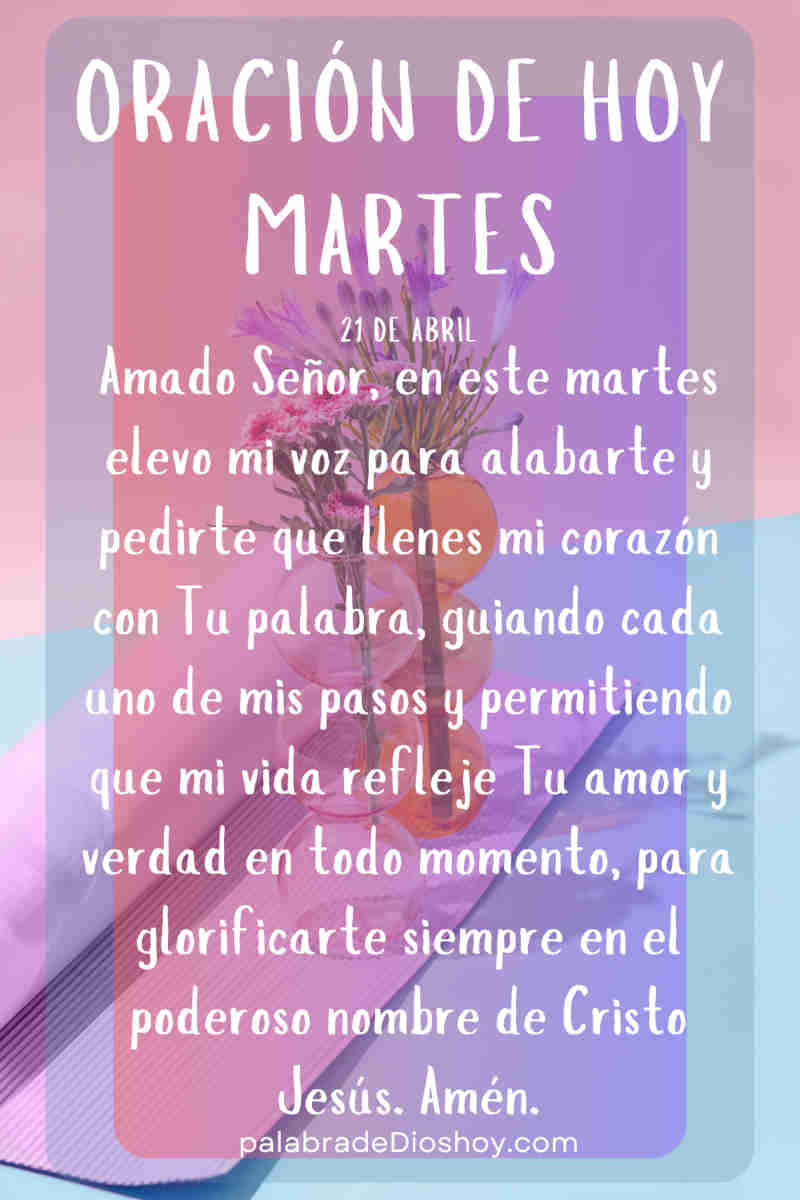 Oración cristiana de alabanza para el martes basada en Colosenses 3:16.