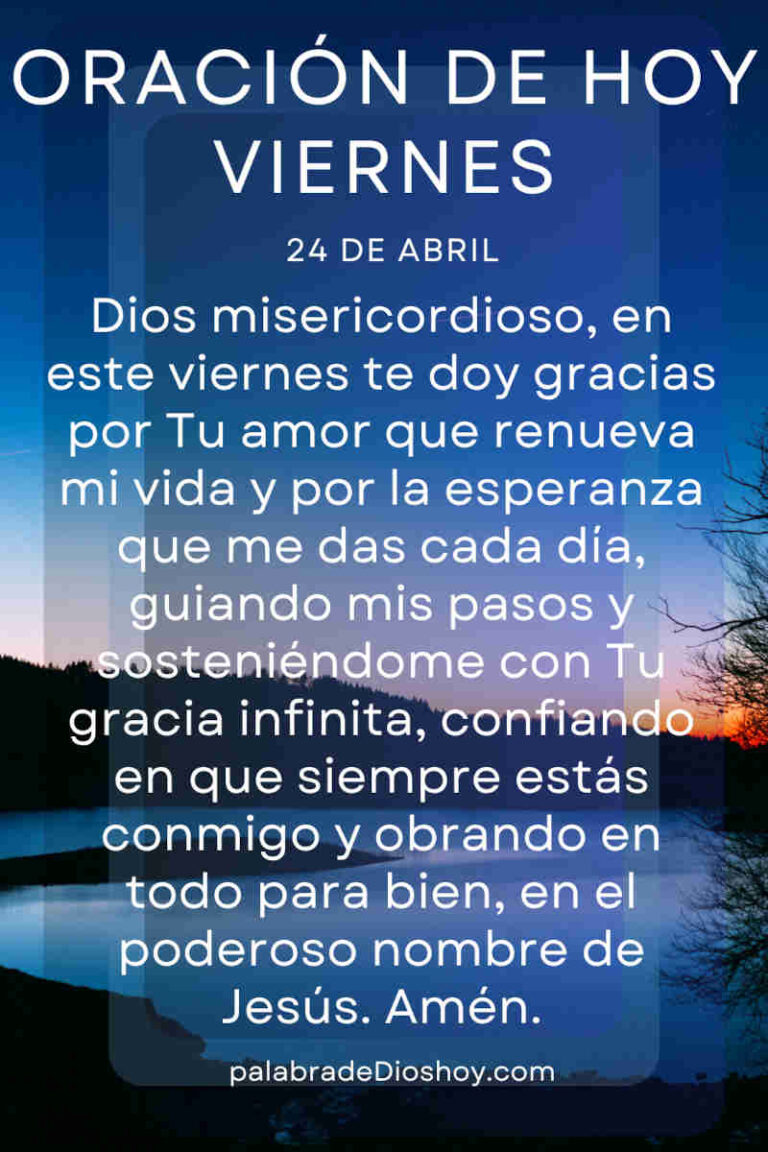 Oración cristiana de misericordia para el viernes basada en 1 Pedro 1:3.