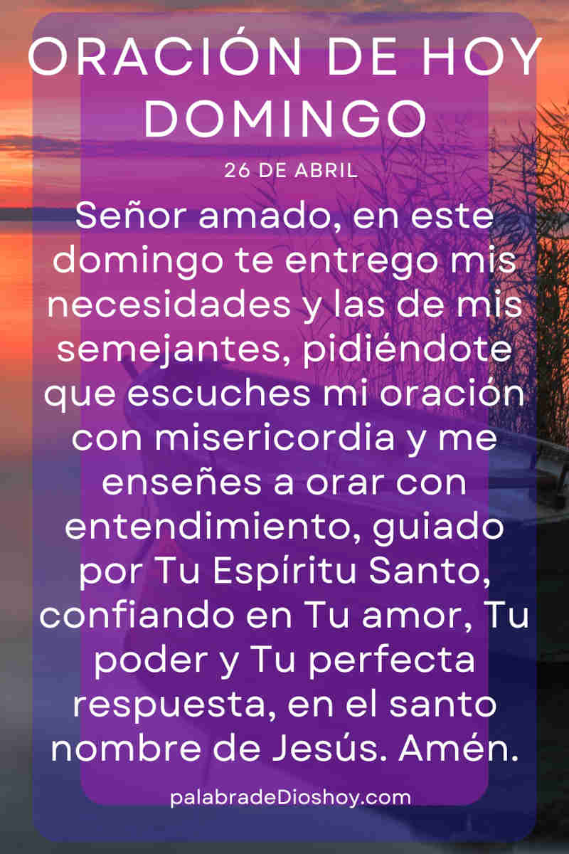 Oración cristiana para el domingo basada en 1 Corintios 14:13.